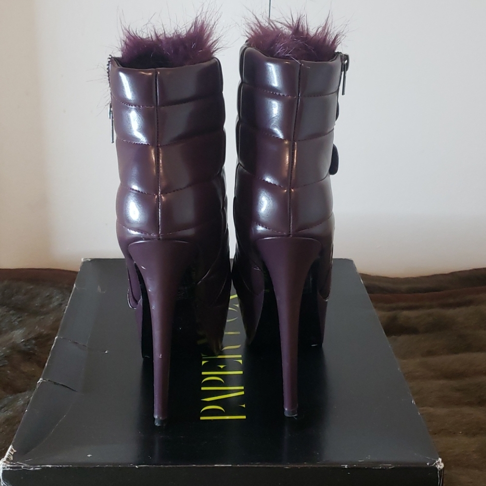 Platform Boot w/Fur - Picture 4 of 7